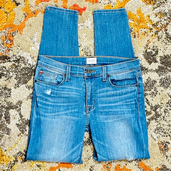 Hudson Women's Blair High Rise Super Skinny Ankle Jeans size 30 - Picture 4 of 6